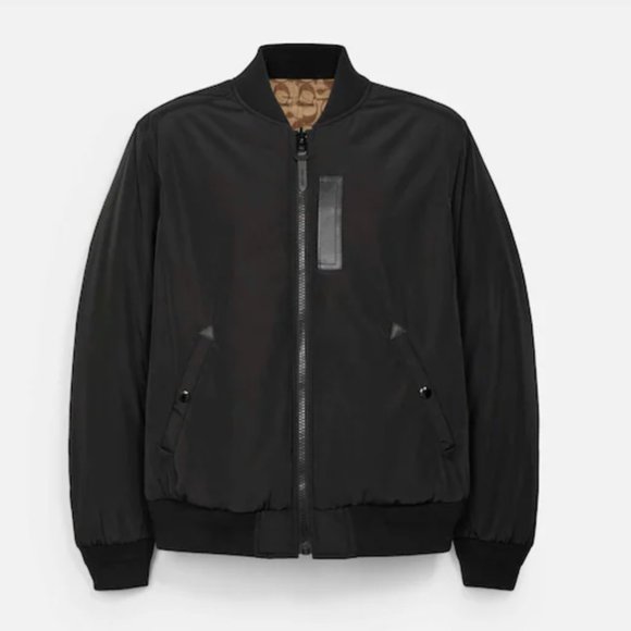 Coach Reversible Signature Ma 1 Jacket